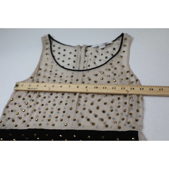Diane Von Furstenberg Womens Abrielle Crystal-Embellished Sleeveless Top Size‎ 4 - Picture 12 of 14
